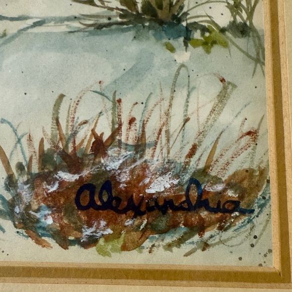 Coastal Landscape Painting, by Alexandria, professionally framed, NC Coast - Picture 13 of 17